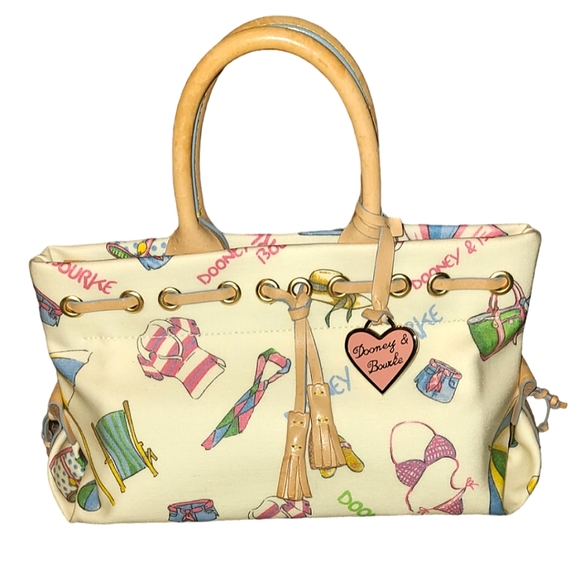 Dooney & Bourke Handbags - Dooney & Bourke Miami Tassel Tote Y2K